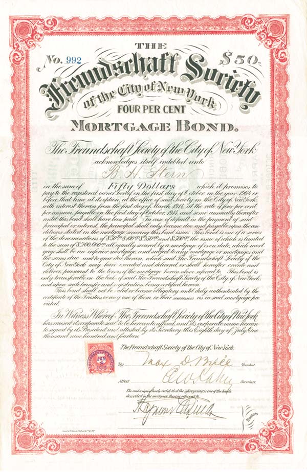 Freundschaft Society of the City of New York
